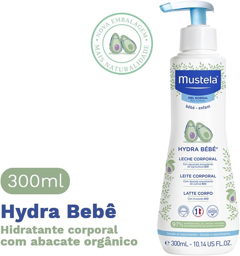 Mustela Hydra Bébé - Lait pour la peau sensible des nourrissons