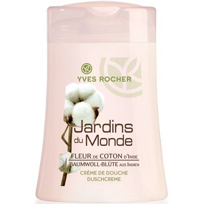 K-Zone » Yves Rocher – Crème de douche fleur de coton en Inde 200 ml : Un  Ultra Douce de douche de plaisir.