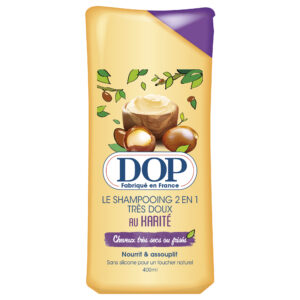 DOP SHAMPOOING TRÈS DOUX AU KARITÉ 2 EN 1 Cheveux très secs ou frisés 400ml