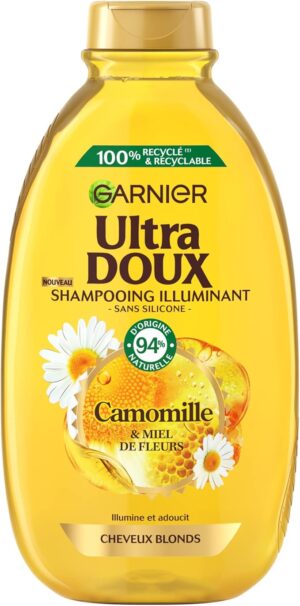 Ultra Doux Camomille Shampoing à la Camomille et Miel de Fleurs 300ml
